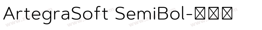ArtegraSoft SemiBol字体转换